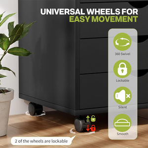 <span class=keywords><strong>Cajonera</strong></span> Simple de Metal <span class=keywords><strong>para</strong></span> Debajo DE LA Mesa Gabinete de <span class=keywords><strong>Escritorio</strong></span> 7 Cajones Gabinete de Almacenamiento de Acero <span class=keywords><strong>para</strong></span> Oficina en Casa - Product Image 5