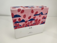 Caja de Papel Cosmética Ecológica y Duradera con Logotipo Personalizado, Estampado en Dorado Rosa para Exfoliante Corporal, Crema Facial, Empaque para Cuidado de la Piel