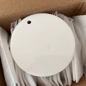 Đồ trang trí Giáng sinh bằng gốm sứ chưa sơn, tùy chỉnh số lượng lớn, 3 inch, màu trắng, dùng treo trang trí, làm quà tặng ngày lễ - Product Image 4