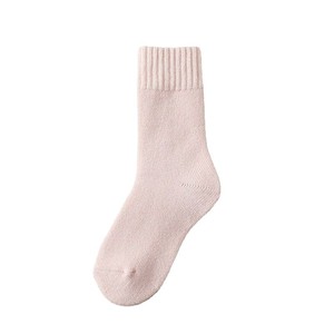 Thickened Children's Mid-Calf <b>Socks</b> Fleece Lined Warm Solid Color For Boys And Girls Autumn Winter Toddler <b>Socks</b> - Product Image 5