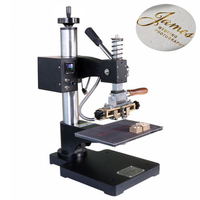 Máquina comercial Hot Stamping Semi-automática Hot Stamping Machine Máquina de estampagem a quente para couro Conjunto completo