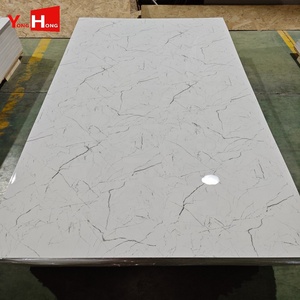 Panel de Pared de PVC con Efecto Mármol Sintético UV, Tablero Decorativo de Alto Brillo para Latinoamérica - Product Image 1