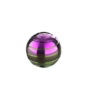 Flattering Multifunctional <strong>Fidget</strong> Spinner Desktop Rotating Stress-Relief Toy <strong>Metallic</strong> Colorful Luminous Decompression Gadget - Product Image 5