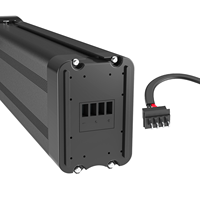 US Stock 36v 48v 13ah 15ah 18ah Ebike Lithium Ion 18650 Batterie Pack Vélo électrique EBike Batterie Silver Fish
