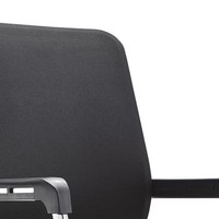 Chaise de bureau ergonomique JOHOOFURNITURE avec base cantilever, vente en gros, Sedia Da Ufficio pour bureau à domicile, coussin épais confortable