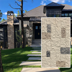 Bán buôn giá rẻ pricecontainer nhà tường ốp Pu đá Polyurethane Đá Nhân Tạo Panel tường Faux gạch - Product Image 2