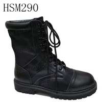 CMH, bottes de randonnée à semelle extérieure en caoutchouc anti-choc, bottes tactiques noires d'entraînement en plein air à double joint, populaires sur le marché de la colombie HSM290