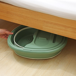 Foldable Foot Bath Tub Oval Plastic Portable For Adults Household Use - Product Image 4