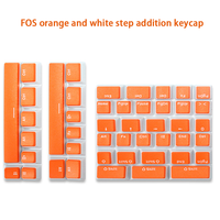 Clavier mécanique de jeu PBT opaque à double injection supplémentaire, touches en pudding, couleur personnalisée pour la disposition espagnole européenne