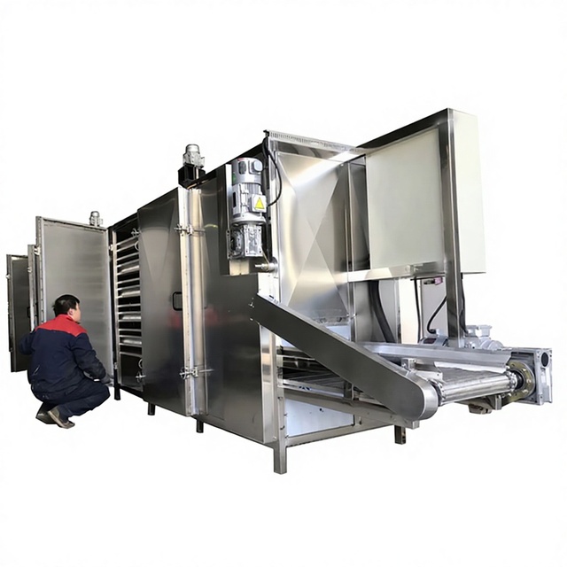 Hot Air Circulating Dryer Multi-Layer Belt Drying Machine Engine Pump for Food Processing Vegetable Fruits Seafood Chili Pepper