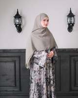 Foulard imprimé à motifs encre, très populaire, respirant, long et extensible, pour femmes musulmanes (Hijab)
