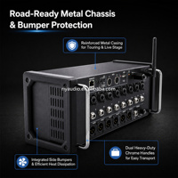 Mixer Digital XR16 16 Kanal Peralatan Audio Suara dengan 8 Modul WiFi Terintegrasi yang Dapat Diprogram dan Perekam Stereo USB