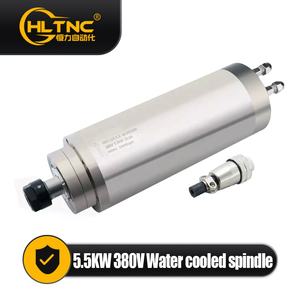 เส้นผ่าศูนย์กลาง125มิลลิเมตร10A 24000รอบต่อนาทีแกนหมุนระบายความร้อนด้วยน้ำ ER25 380โวลต์มอเตอร์แกน5.5KW สำหรับงานไม้ - Product Image 2