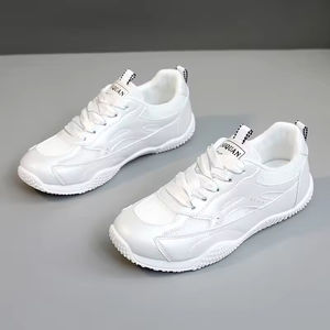 K1503 Chaussures plates de sport confortables pour femmes, chaussures de course en maille respirante pour l'extérieur - Product Image 4