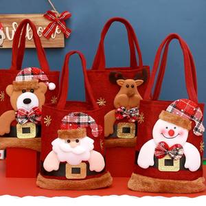 Bolsa de mano de Navidad de fábrica, bolsa de regalo de Navidad, bolsa de dulces, almacenamiento de frutas, manzanas para decoraciones navideñas - Product Image 1
