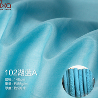 70% algodón 30% gasa de seda suave tela de gasa mezcla de tinte liso para vestidos ligeros y bodas para Niñas para prendas