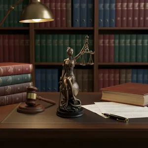 Statue personnalisée en résine de la déesse Thémis, sculpture de la justice équitable avec balance et épée, pour décoration de bureau d'<span class=keywords><strong>avocat</strong></span>, de <span class=keywords><strong>cabinet</strong></span> d'avocats ou d'étude juridique - Product Image 6