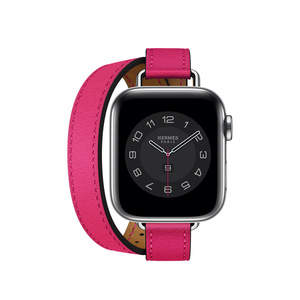 <span class=keywords><strong>Cinturino</strong></span> Sottile da 14mm per <span class=keywords><strong>Apple</strong></span> <span class=keywords><strong>Watch</strong></span> <span class=keywords><strong>Ultra</strong></span> S10 9 8 7 42mm 44mm 46mm 49mm, Doppio Giro in <span class=keywords><strong>Pelle</strong></span> - Product Image 6