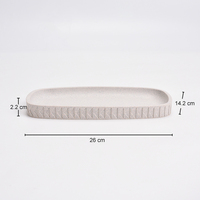 Hôtel haut de gamme décoration de la maison salle de bain 3D relief flèche motif résine plateau cosmétique Table plateau de rangement