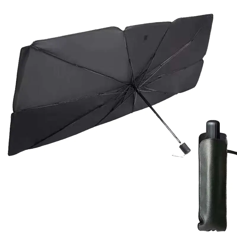 140x80cm/120x65cm Car Front Gear Opening Style Insulated Sun Protection Parasol