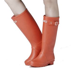 Großhandel Custom Color Frauen Lange Regens tiefel Largas Botas De Lluvia Para Mujer - Product Image 5