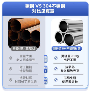 Bâton de marche à quatre pieds avec siège en alliage d'aluminium, réglable en hauteur, antidérapant, léger, pour personnes âgées - Product Image 4