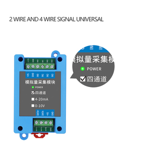 Módulo de Adquisición de Datos de Entrada Analógica de 4 Canales, 4-20mA/0-10V, RS485 MODBUS-RTU, <span class=keywords><strong>Compatible</strong></span> con Control Industrial - Product Image 4