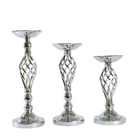Vase en fer forgé de qualité supérieure, torsadé, élégant, pour centre de table de mariage, décoration de table, accessoires de mariage, support de bougie