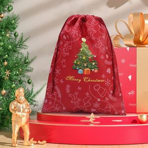 Nouveauté : Sac cadeau de Noël écologique et durable en non-tissé de 4 pouces, inspiré des bonbons pour le shopping de la veille de Noël - Product Image 1