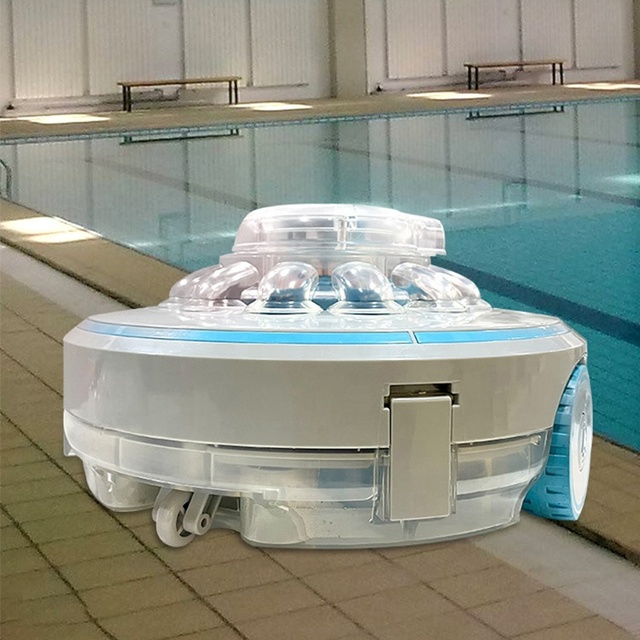 Water Faery Automatic Robot Vacuum Cleaner for Swimming Pool Smart Navigation Scrubs Floor Walls and Waterline