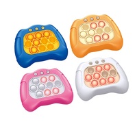 Jeu sensoriel à bulles en plastique et silicone KSF, rapide à pousser, jouet anti-stress électronique, jouet de mémoire lumineux, Popit à pousser rapidement, pour les âges 5-13