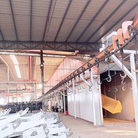 Sistema de Pretratamiento de Superficies para Plantas de Recubrimiento en Polvo con Cambio Automático de Color, Controlado por PLC, con Certificación CE y Separador Ciclónico