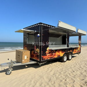 2025 Stainless Steel Awning Fridge Cart <b>Air</b> <b>Conditioner</b> Trailer Food Truck - Product Image 1
