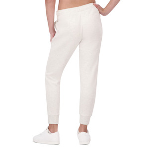 Solid Color Fleece Casual Pants With Pockets Regular Fit Elastic Waist <b>White</b> Women's High Waist Ankle-Length <b>Joggers</b> Pants - Product Image 2