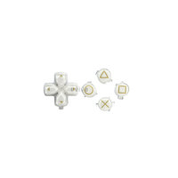Pièce de rechange pour manette PS5 : Bouton directionnel en cristal, fonction D-pad, touches ABXY et levier analogique pour Astro Bot PS5