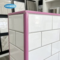 Profilé de transition en PVC en forme de L pour carrelage, accessoires pour carrelage