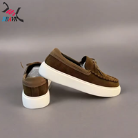 Chaussures décontractées respirantes, légères, résistantes à la saleté, mocassins de couleur unie, polyvalentes, à semelle souple et confortables