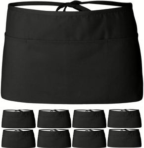 Delantal de Lona Impermeable Ecológico y Duradero para Mujer, Modelo -179, Moderno, de Media Longitud, Sin Mangas, con Cintura Ajustable - Product Image 4