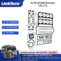 LinkTeco Jeu de joints complet pour 96-02 GM/Chevrolet 5.0L 5.7L 350 - C5.7 OHV V8 16V Vortec 10108676 CS8510-1 14088505