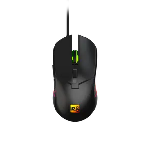 2023 Cheapest coloful rgb LED backlight wired 6D optical gaming mouse for Desktop Computer