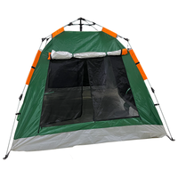 Accessoires de camping : Tente automatique épaisse, imperméable, instantanée, quatre saisons, double couche, deux chambres, salon