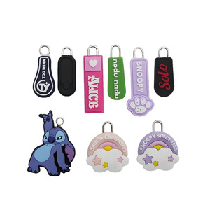 Tirazip in PVC Morbido 3D Personalizzato, Cursore per Cerniera in Silicone per Accessori di Abbigliamento Sportivo, Borse e Giacche - Product Image 3