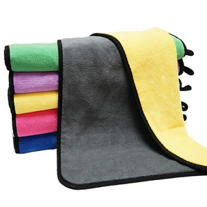 Toalla de Lavado de Autos para Uso Diario, 600gsm, Doble Cara, Felpa de Coral, Gruesa, Absorbente, de Secado Rápido, Tamaño Grande - Product Image 3