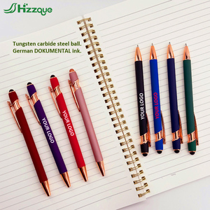 Bán Buôn Tốt Nhất Bán Kim Loại Bút Với Biểu Tượng Tùy Chỉnh Stylus Mềm Màn Hình Cảm Ứng Kim Loại Bút Bi Giá Rẻ Quảng Cáo Bút - Product Image 2