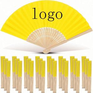 Éventail pliant en bois de bambou sculpté sur mesure, style art populaire, éventail à main, cadeau de mariage, cadeau d'affaires, motif décoratif peint - Product Image 6