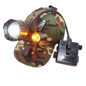 Lampada da Caccia XPL Zoom LED Ricaricabile per Procioni, Cinghiali e Coyote, Super Luminosa con Laser per Cappello - Product Image 1