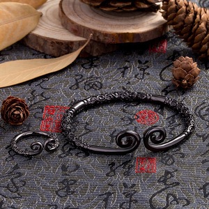 Brazalete Plateado para Hombre y Mujer, Diseño Moderno, Edición Conmemorativa de Black Myth <span class=keywords><strong>Goku</strong></span> - Product Image 2