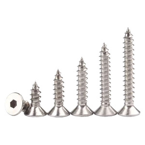Tapping Screws Hexagon Head M3 M4 M5 Grade 8.8 Sink Head Metric Metal Fasteners - Product Image 2