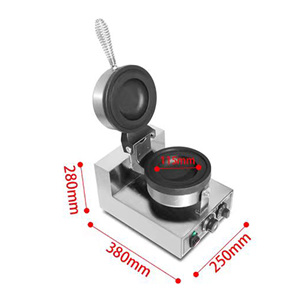صانع الآيس كريم البرغر وعاء واحد آلة وعاء مزدوج للسندوتشات بانيني الجيلاتي UFO - Product Image 2