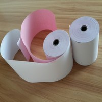 Papier pour ordinateur, rouleaux de papier autocopiant NCR, 2 ou 3 couches, pour factures, bons de livraison, fournitures de bureau